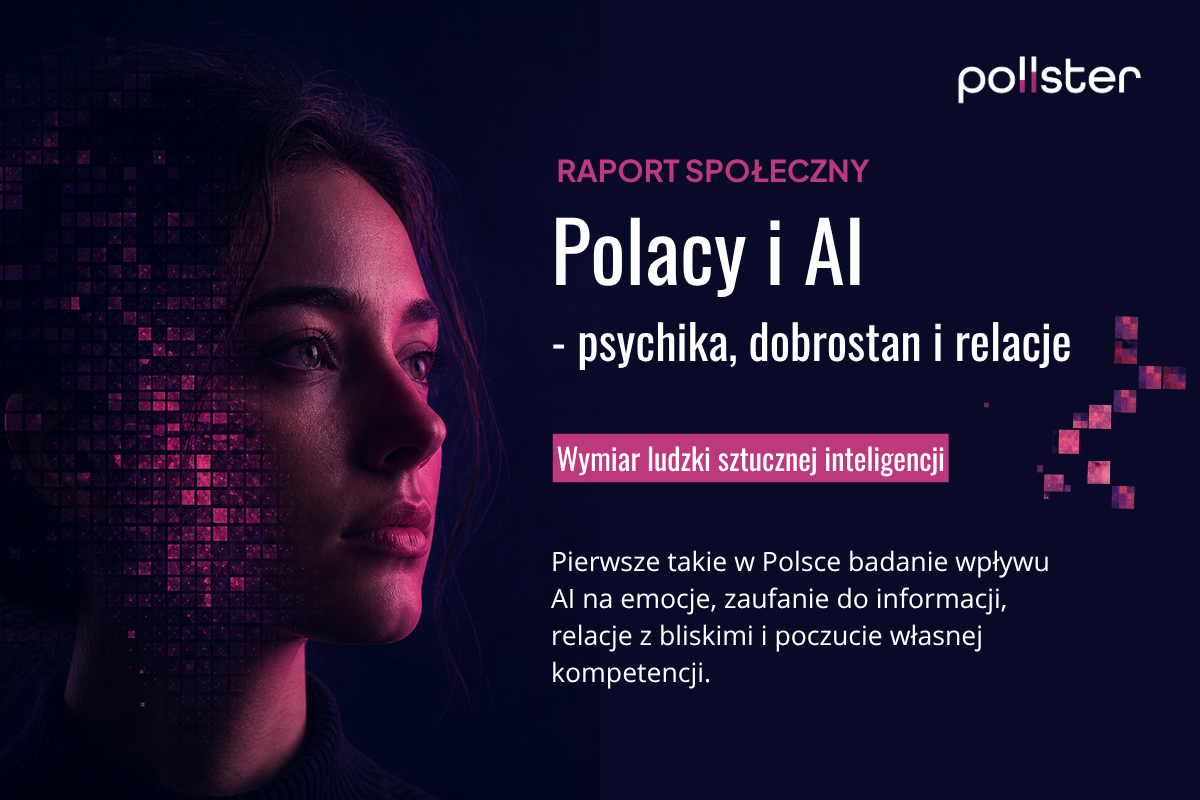 „Polacy i AI - psychika, dobrostan i relacje” - nowy raport Instytutu Badań Pollster