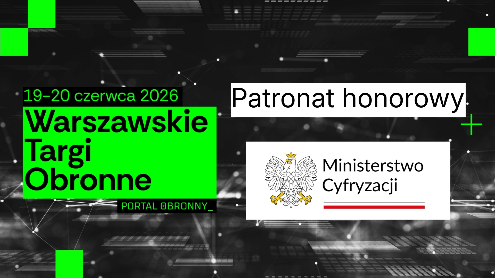 Ministerstwo Cyfryzacji patronem Warszawskich Targów Obronnych